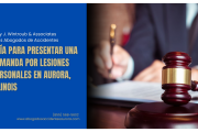 cómo presentar demanda por lesiones Aurora