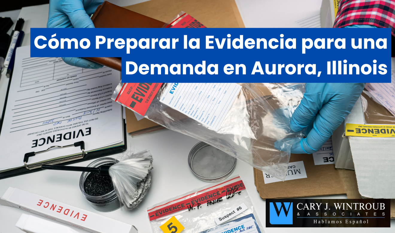 qué evidencia necesito para demanda Aurora