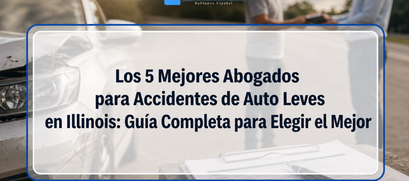 Los 5 Mejores Abogados para Accidentes de Auto Leves en Illinois: Guía Completa para Elegir el Mejor