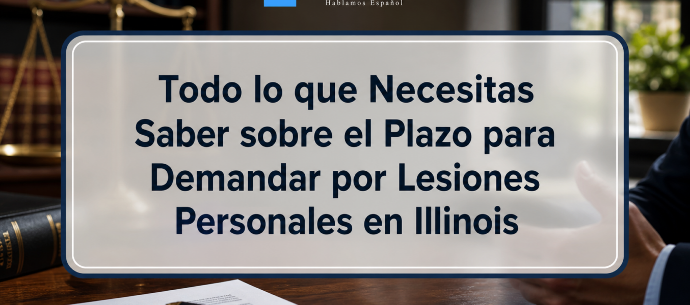 Todo lo que Necesitas Saber sobre el Plazo para Demandar por Lesiones Personales en Illinois