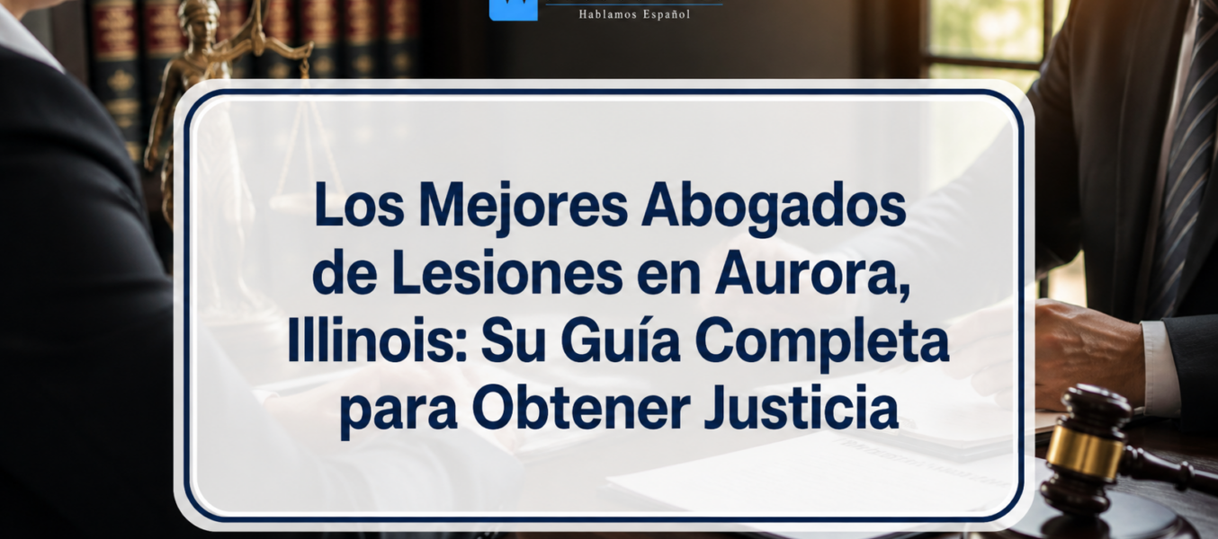 Los Mejores Abogados de Lesiones en Aurora, Illinois: Su Guía Completa para Obtener Justicia